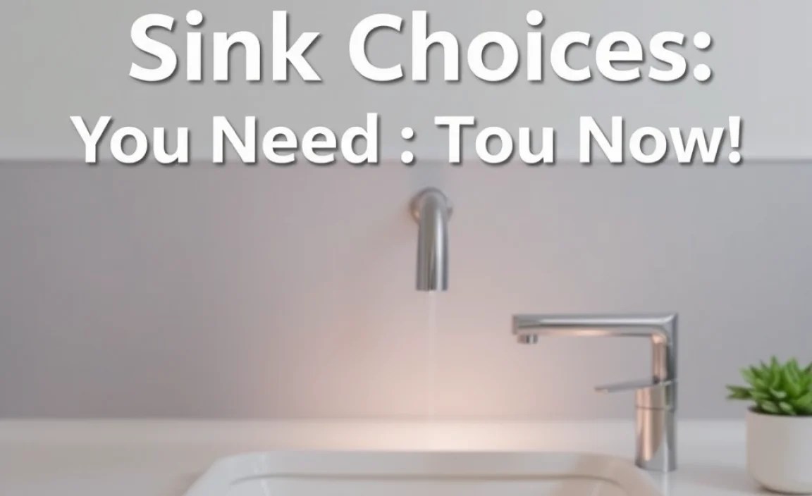 Sink Installation Options