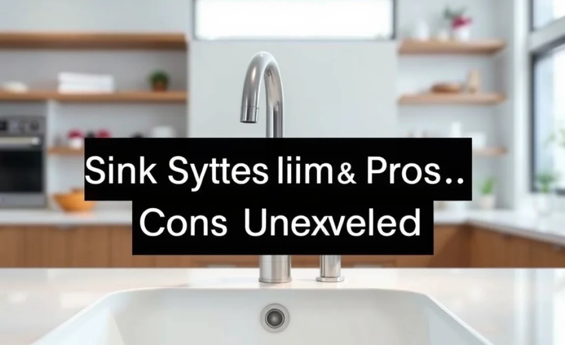 Sink System Pros & Cons: Essential Insights Uncovered