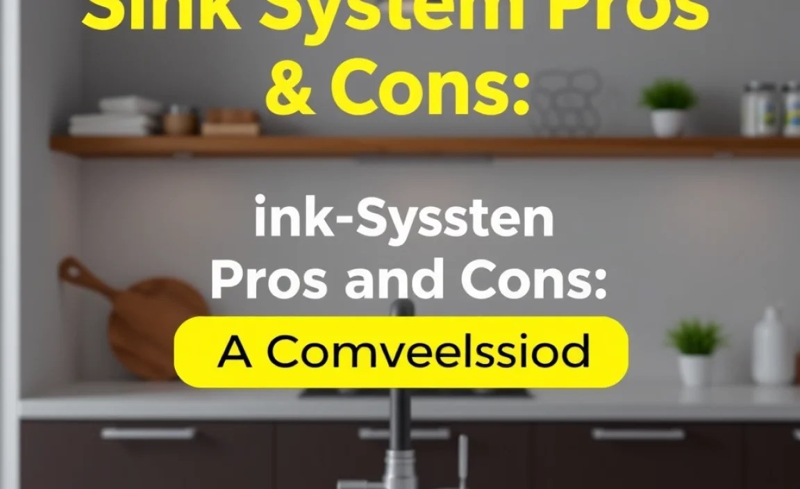 Sink System Pros and Cons: A Comparison