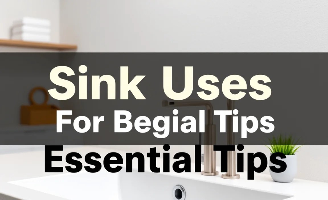 Sink Uses For Beginners: Essential Tips