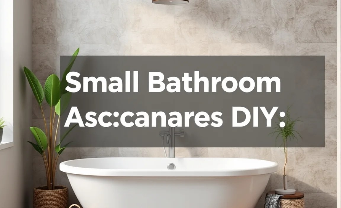 Small Bathroom Accessories DIY: Genius Essentials