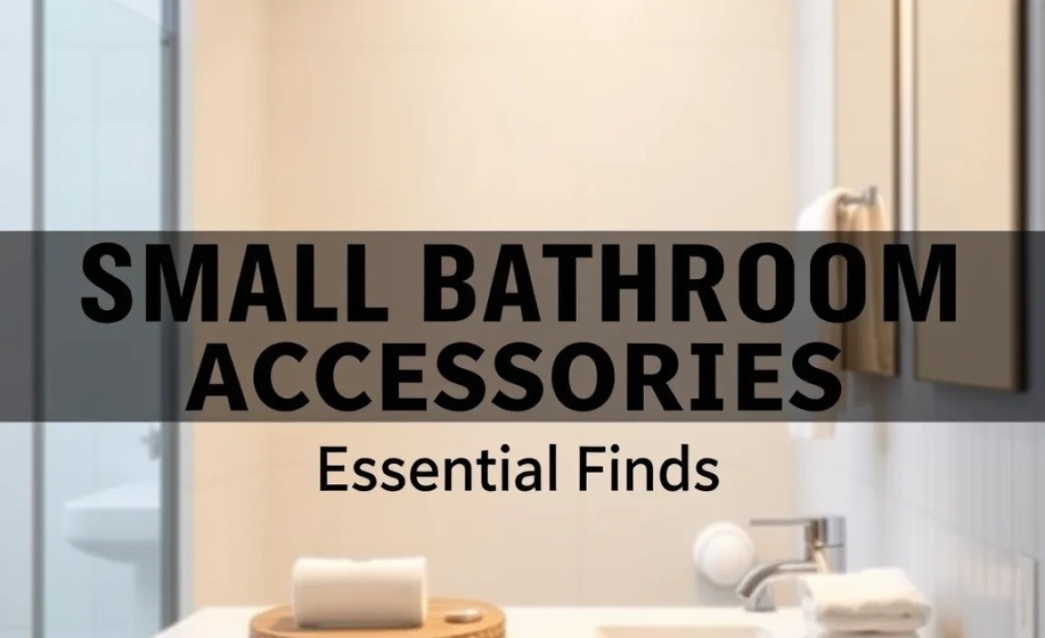 Small Bathroom Accessories: Essential Finds