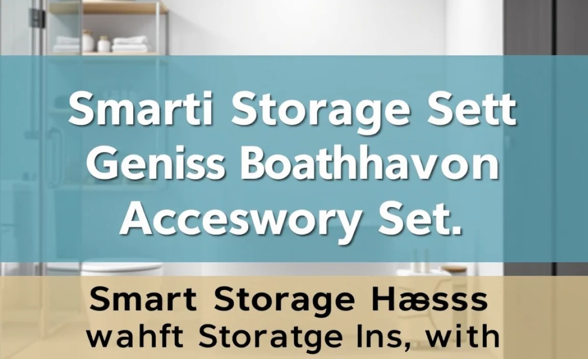 Smart Storage Hacks with Plastic Bathroom Accessory Sets