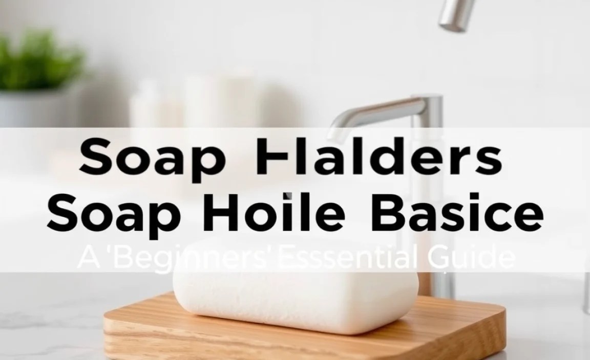 Soap Holder Basics: A Beginner’s Essential Guide