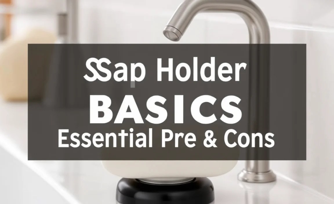 Soap Holder Basics: Essential Pros & Cons