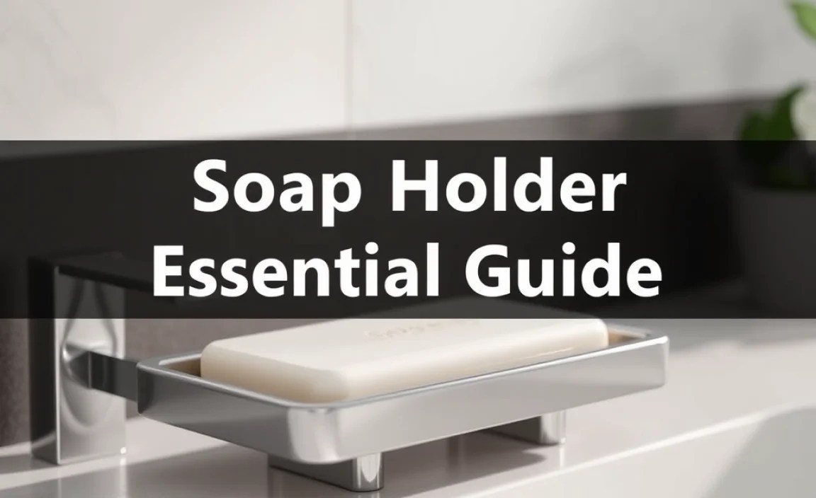 Soap Holder Definition: Essential Guide