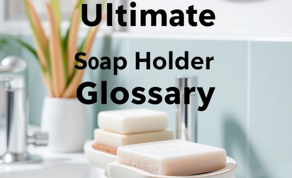 Soap Holder Glossary Terms