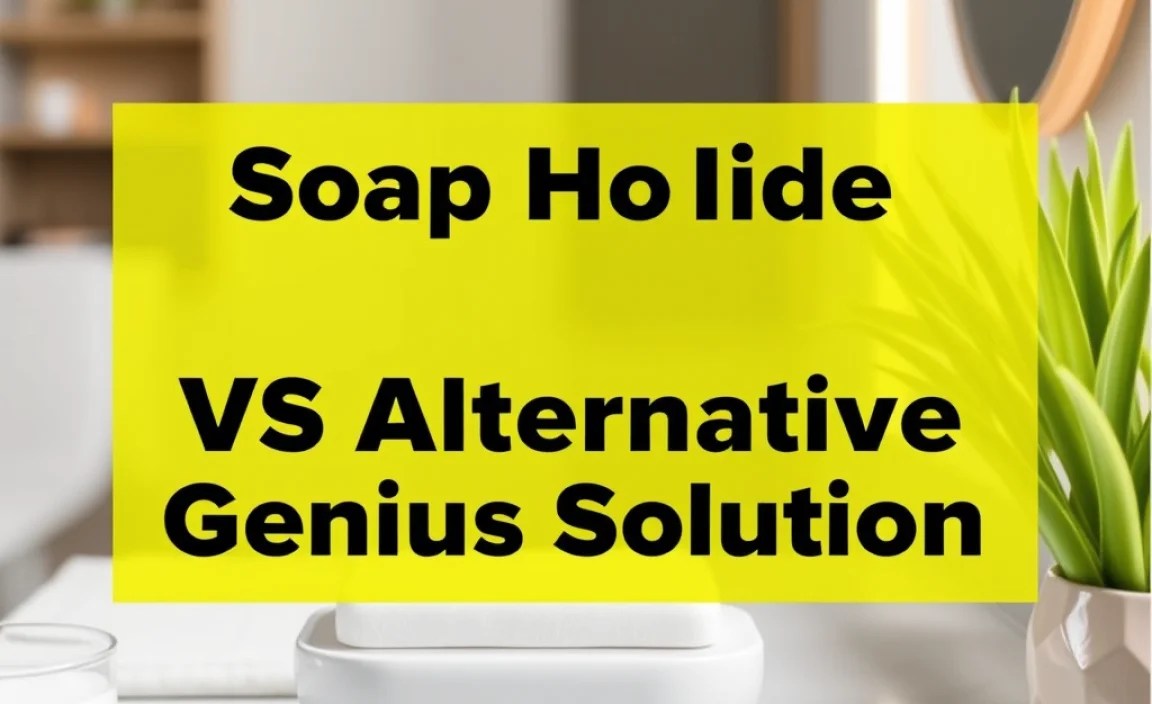 Soap Holder Guide VS Alternative: Genius Solution