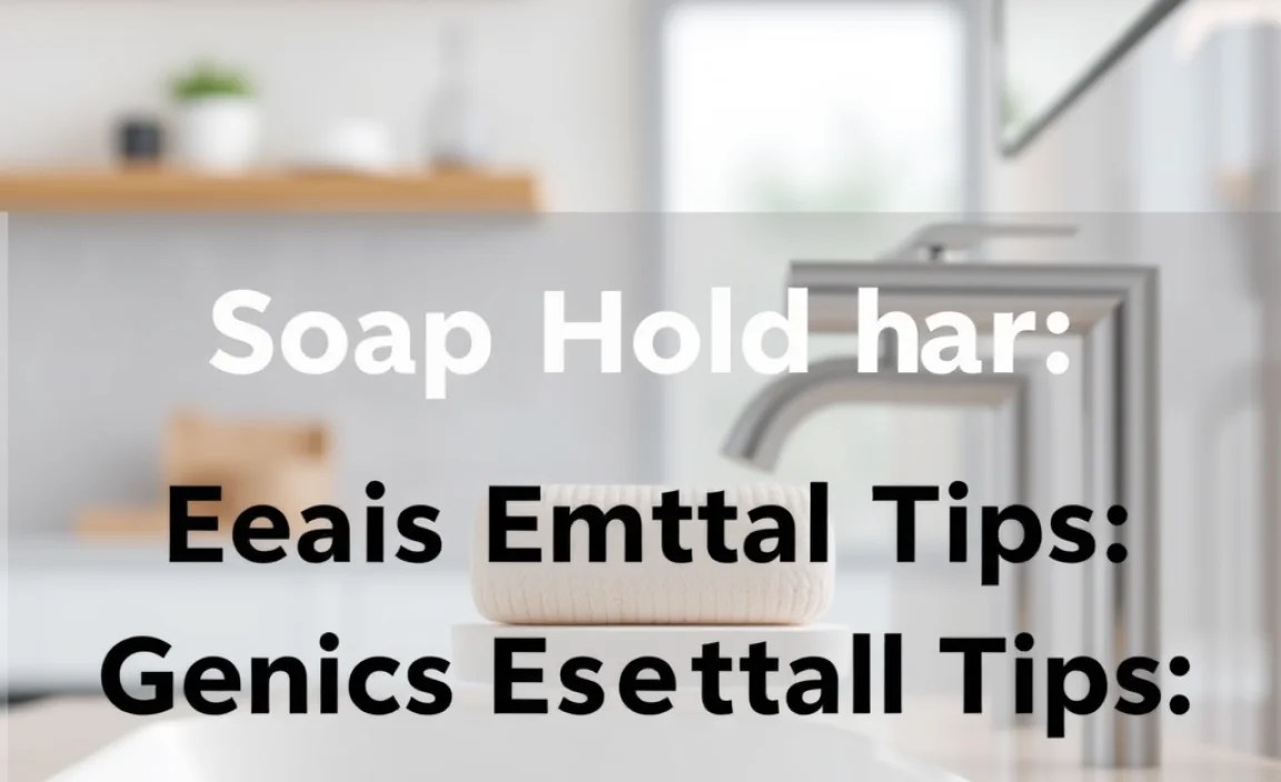 Soap Holder Info: Genius Essential Tips