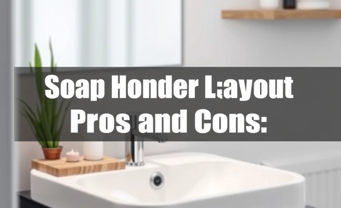 Soap Holder Layout Pros and Cons: Essential Guide