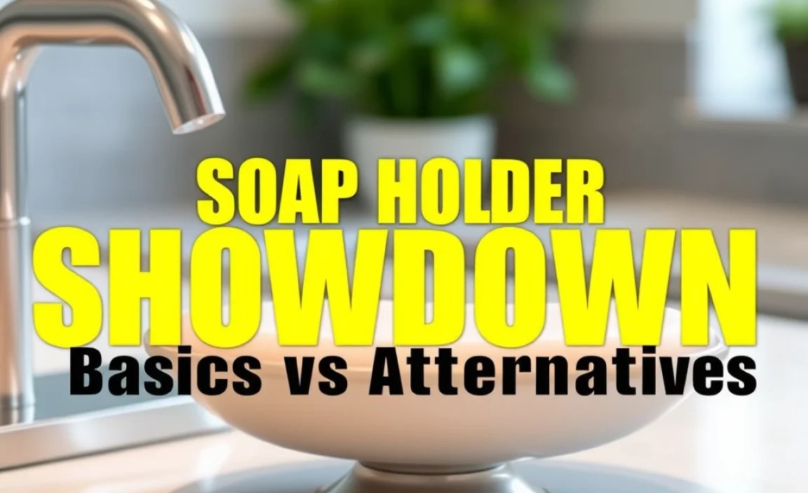 Soap Holder Showdown: Basics Vs. Alternatives