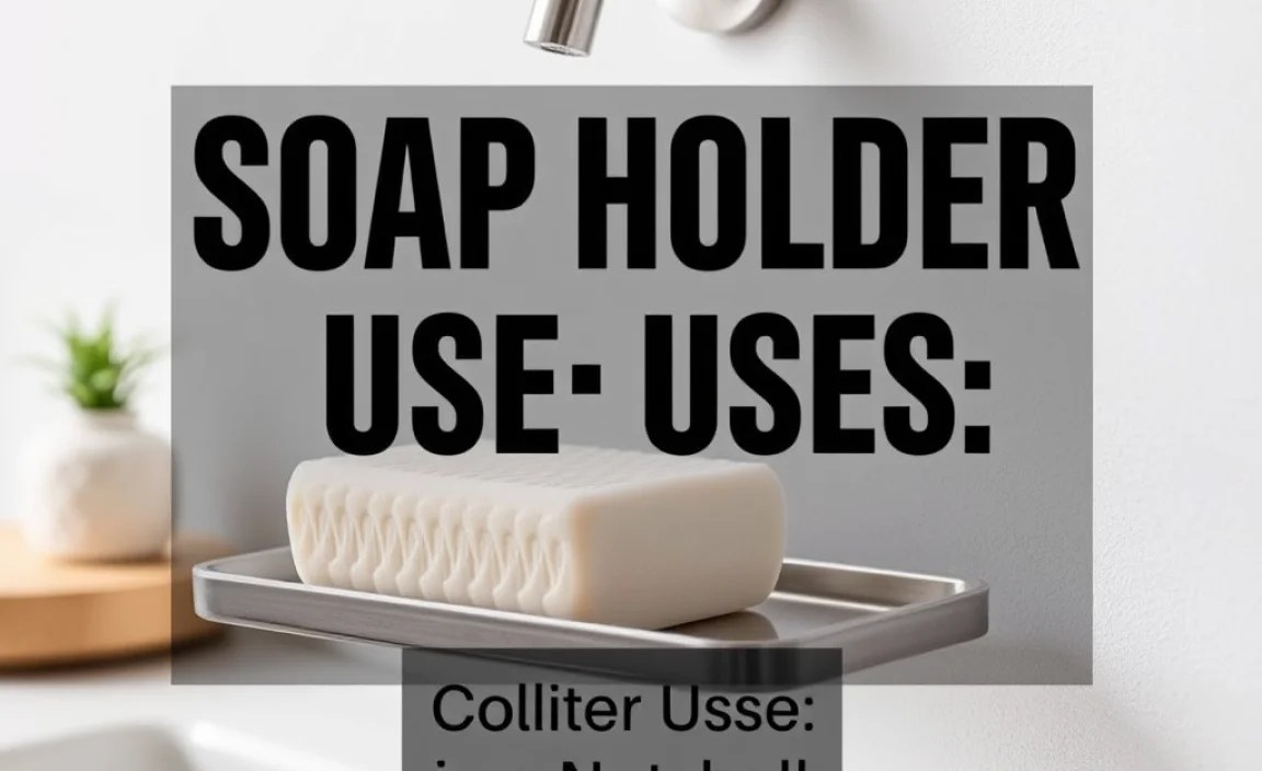 Soap Holder Uses in a Nutshell
