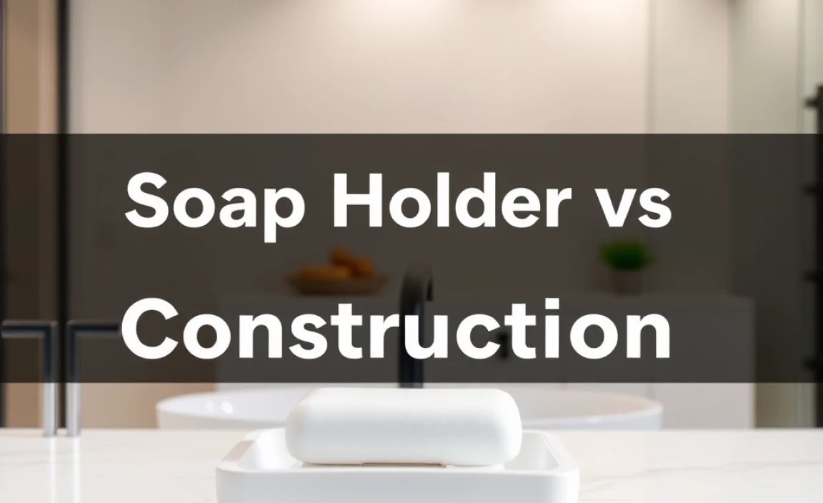 Soap Holder vs Construction: Essential Guide