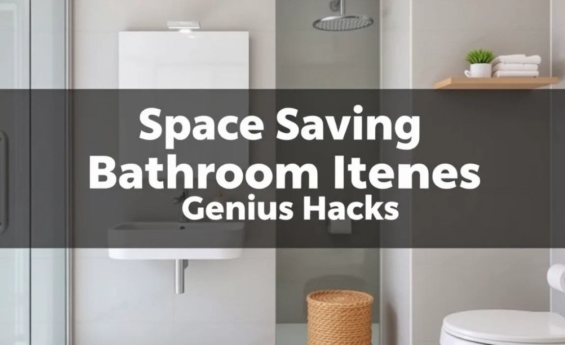 Space Saving Bathroom Items: Genius Hacks