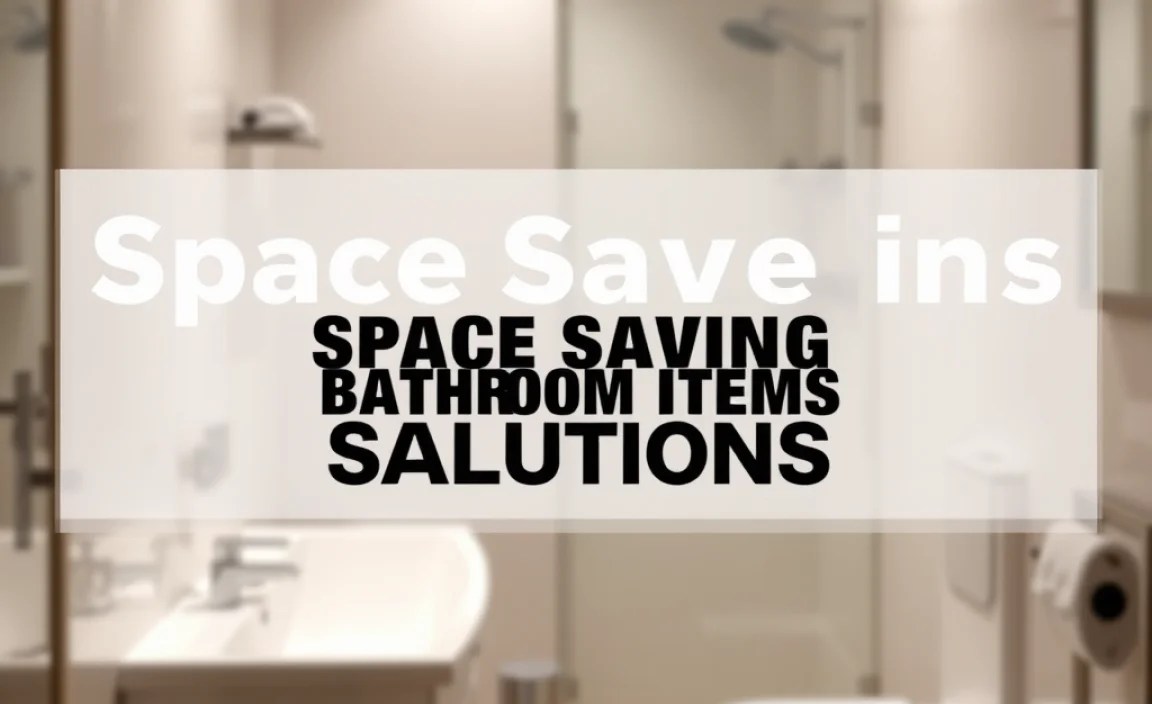 Space Saving Bathroom Items Latest: Genius Must-Have Solutions