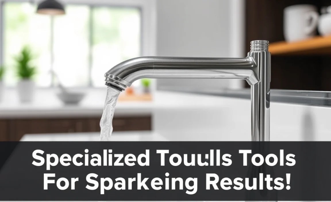 Specialized Tools for Deep Cleaning Faucets