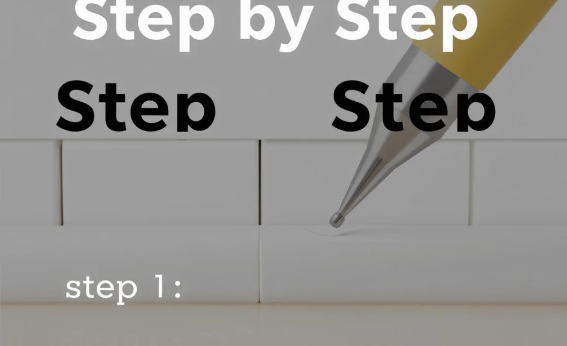 Step 1: Remove the Old Caulk