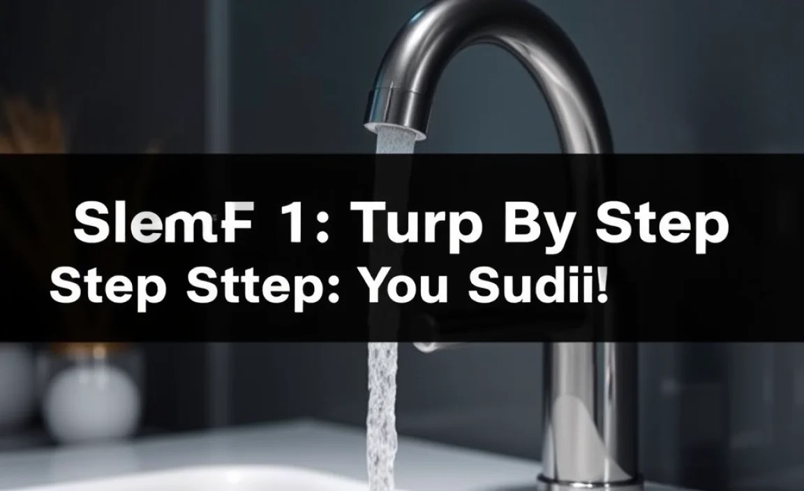 Step 1: Turn Off the Water Supply