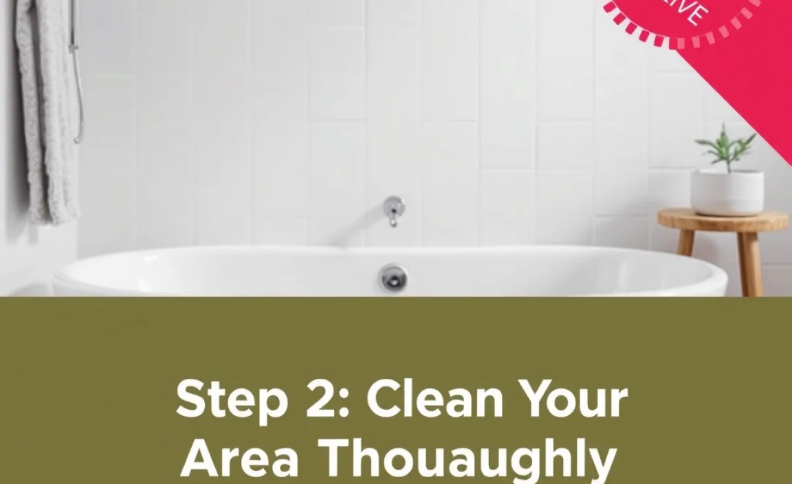 Step 2: Clean the Area Thoroughly