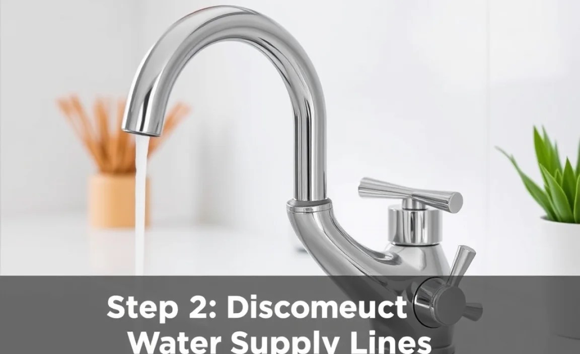 Step 2: Disconnect the Water Supply Lines