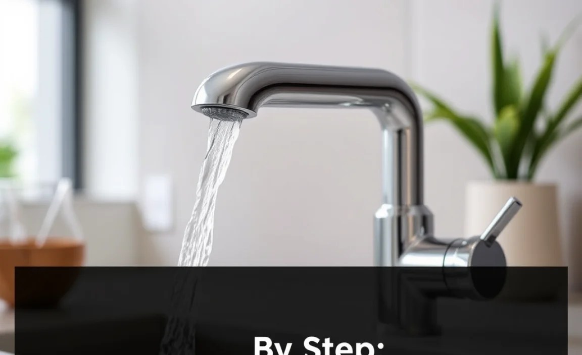 Step 2: Remove Faucet Aerator