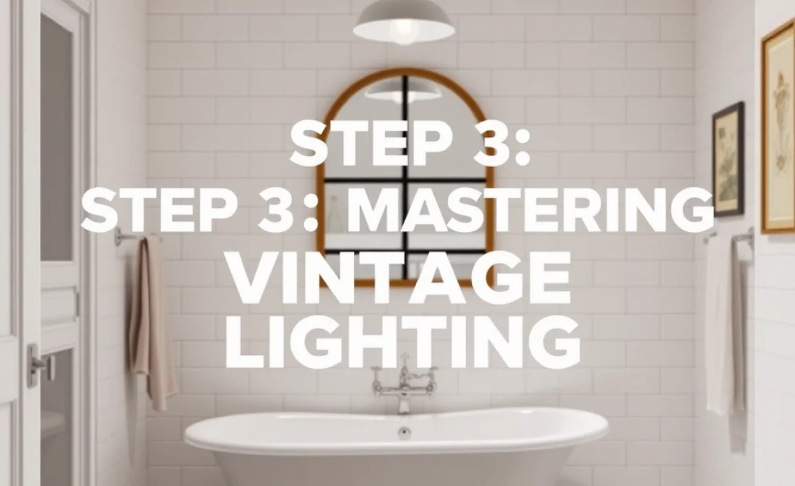Step 3: Mastering Vintage Lighting