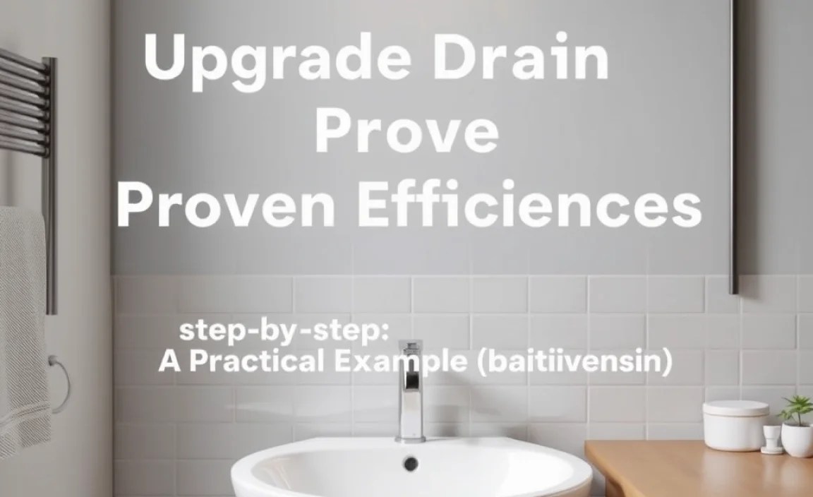 Step-by-Step: A Practical Upgrade Example (Bathroom Sink)