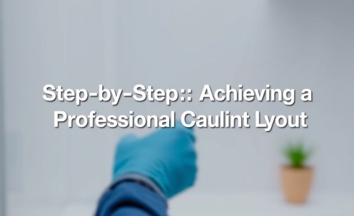 Step-by-Step: Achieving a Professional Caulking Layout