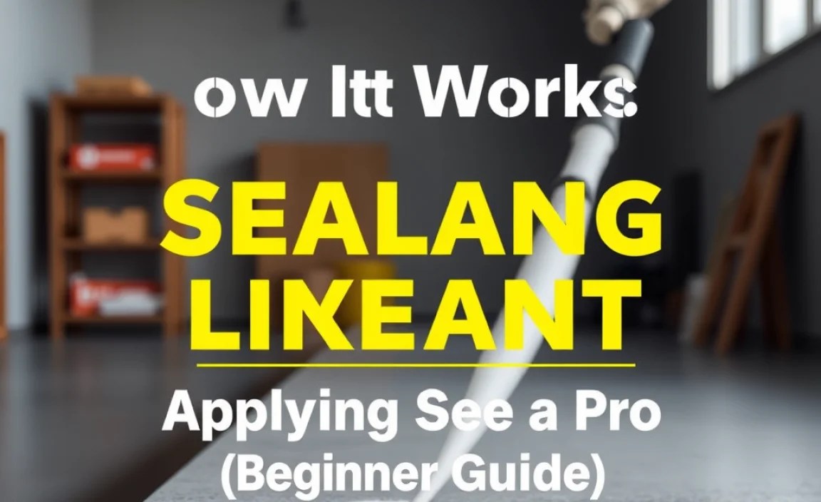 Step-by-Step: Applying Sealant Like a Pro (Beginner Guide)
