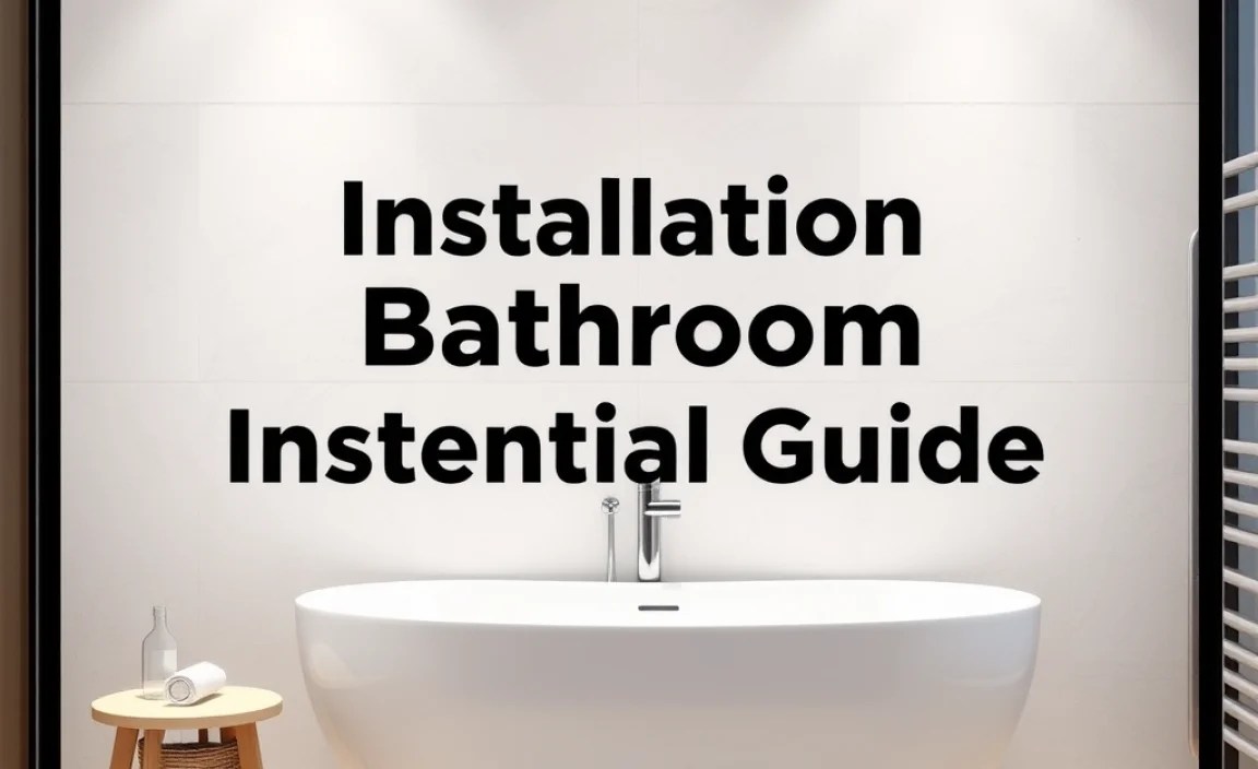 Step-by-Step Bathroom Installation Guide