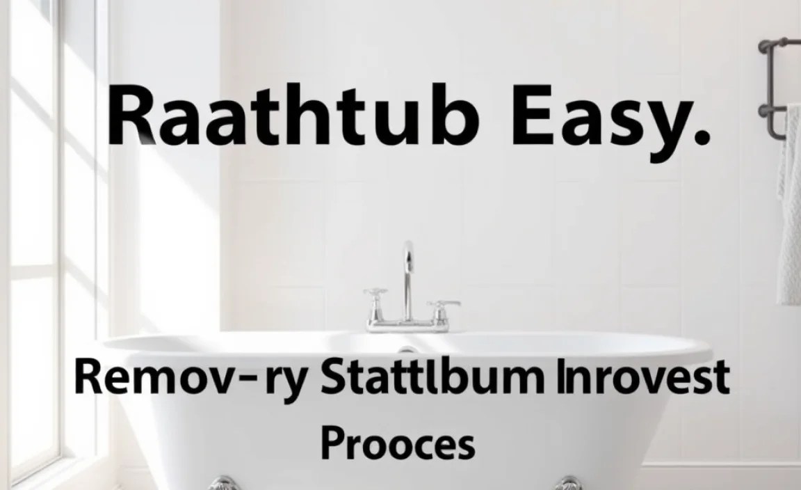 Step-by-Step Bathtub Removal Process