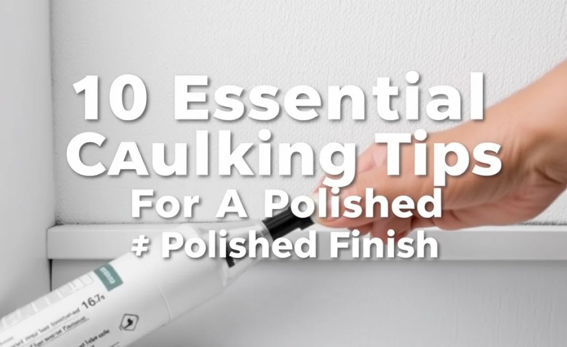 Step-by-Step Caulking Process