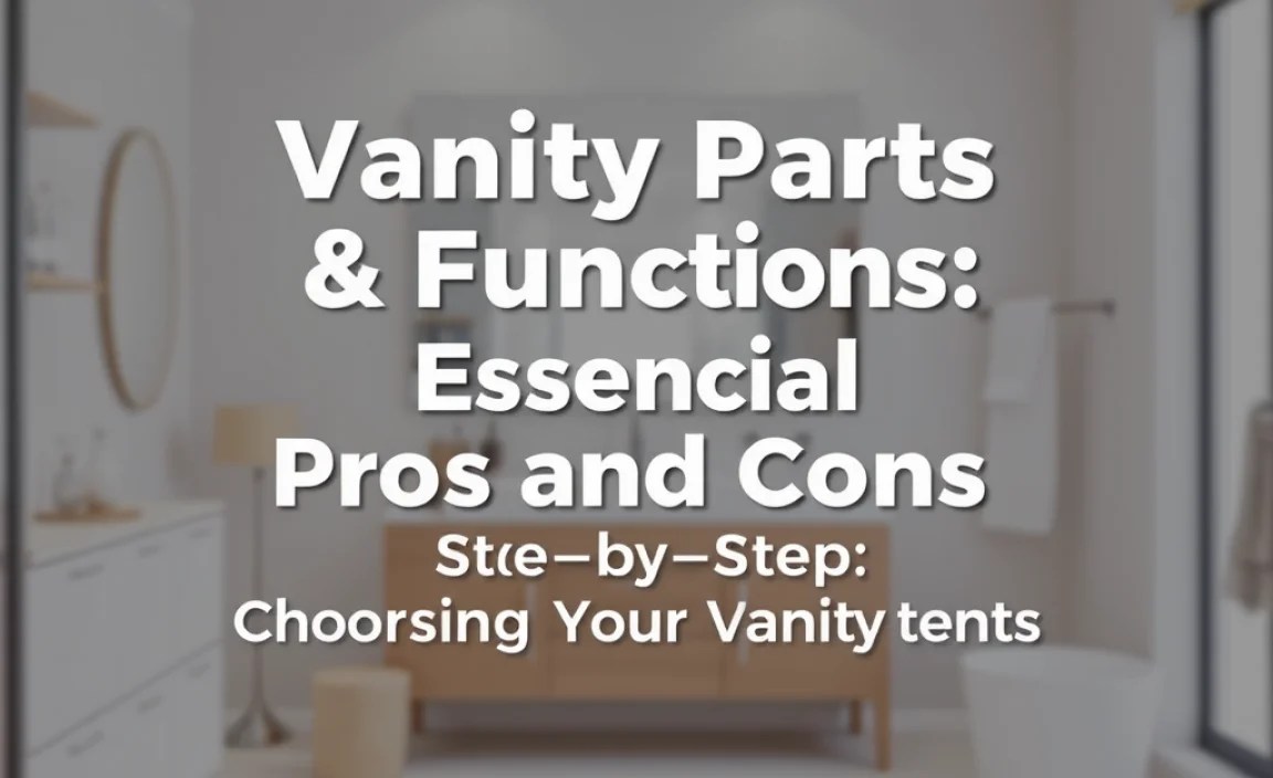 Step-by-Step: Choosing Your Vanity Parts