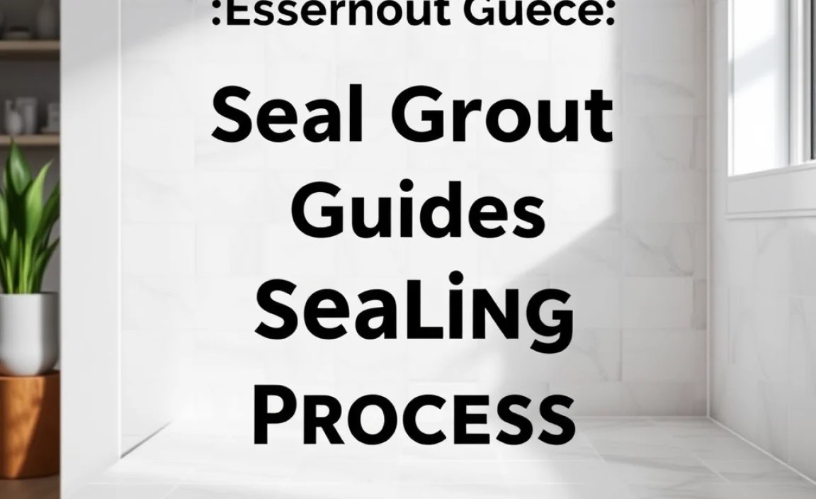 Step-by-Step Grout Sealing Process