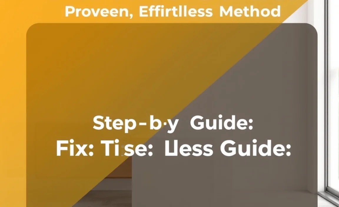 Step-by-Step Guide: Fixing a Loose Tile