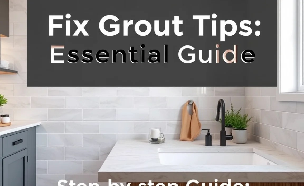 Step-by-Step Guide: How to Fix Grout