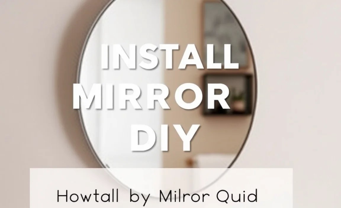 Step-by-Step Guide: How to Install a Mirror DIY