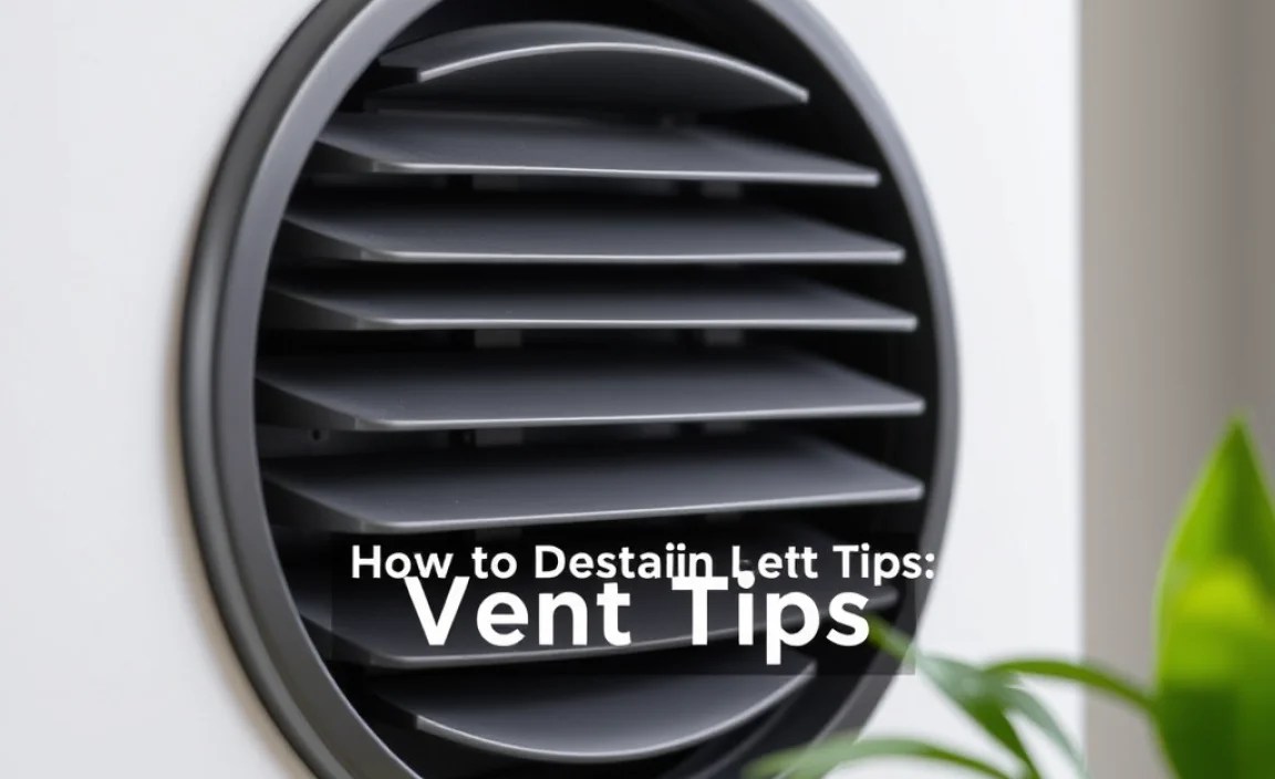 Step-by-Step Guide: How to Maintain Vent Tips