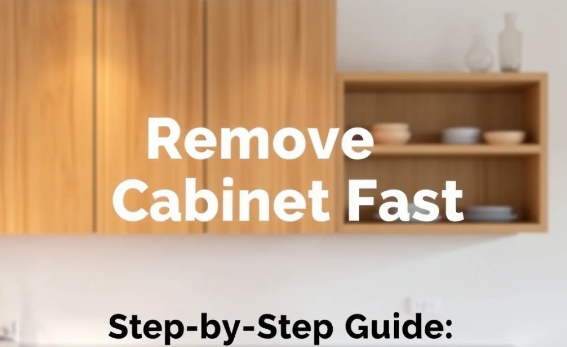 Step-by-Step Guide: How to Remove Cabinet Fast