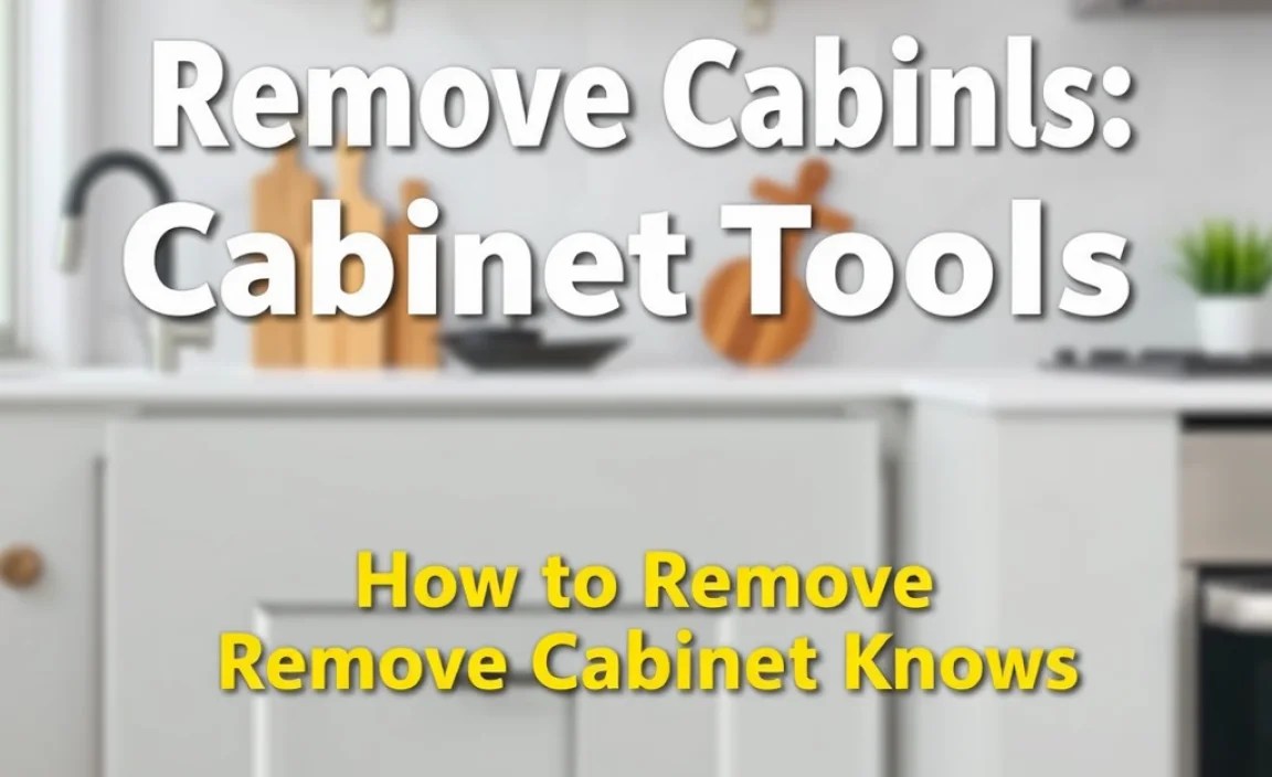 Step-by-Step Guide: How to Remove Cabinet Knobs