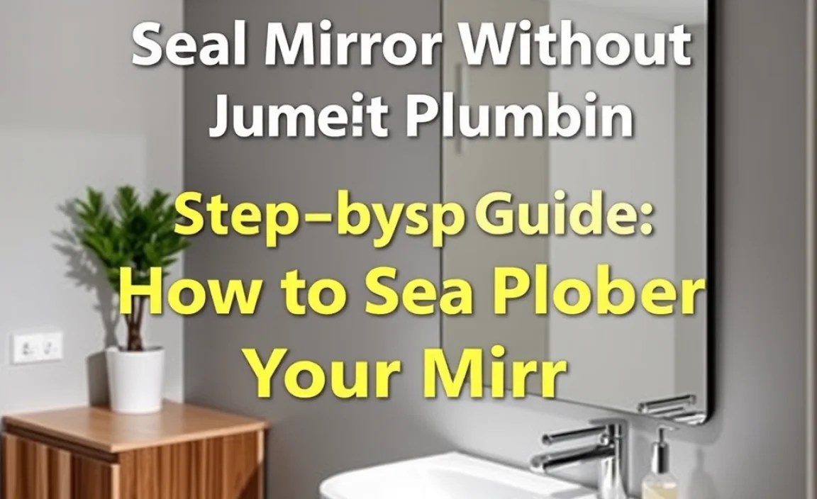 Step-by-Step Guide: How to Seal Your Mirror