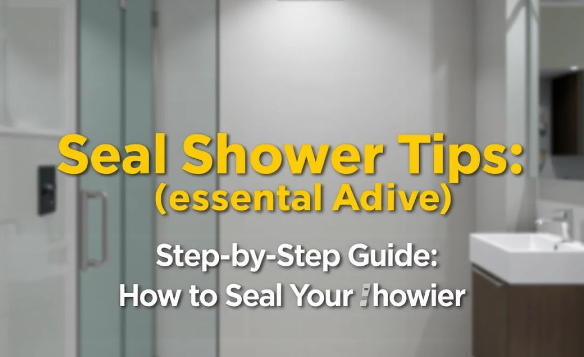 Step-by-Step Guide: How to Seal Your Shower