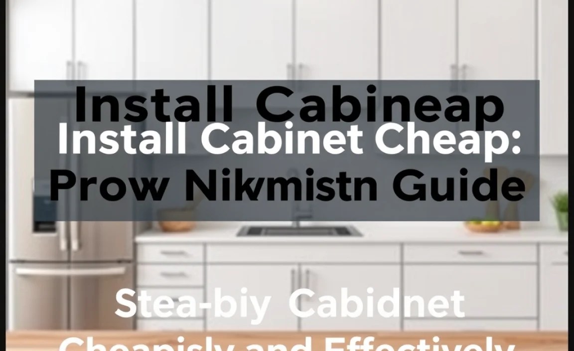Step-by-Step Guide: Installing Cabinets Cheaply and Effectively
