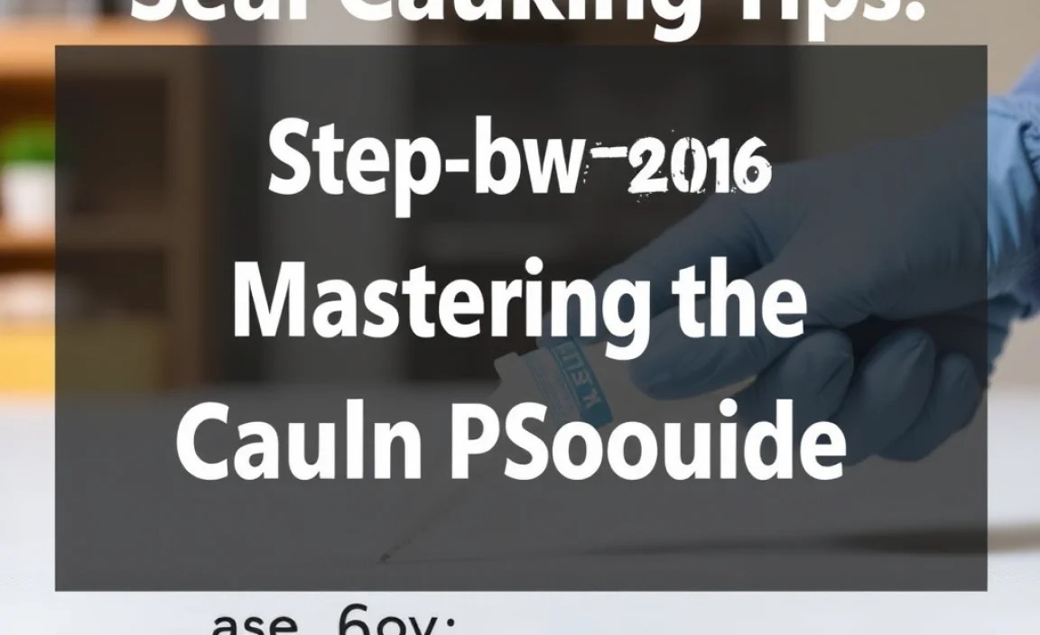 Step-by-Step Guide: Mastering the Caulking Process