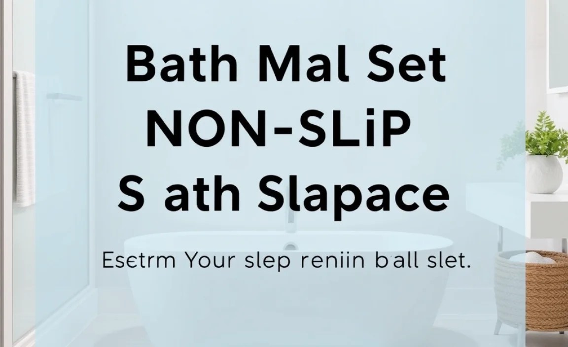 Step-by-Step Guide: Placing Your New Non-Slip Bath Mat Set