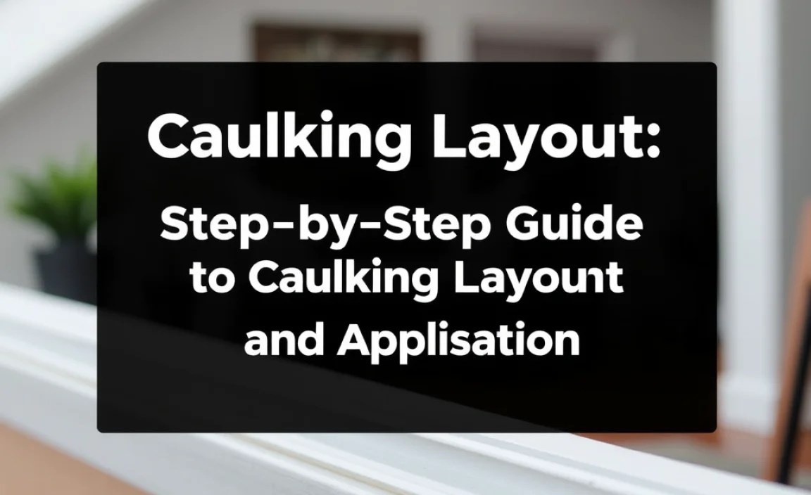 Step-by-Step Guide to Caulking Layout and Application