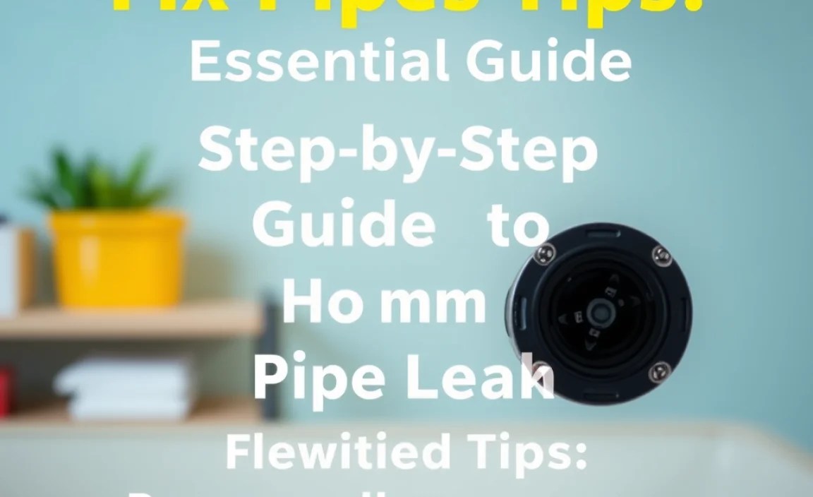 Step-by-Step Guide to Fixing Common Pipe Leaks