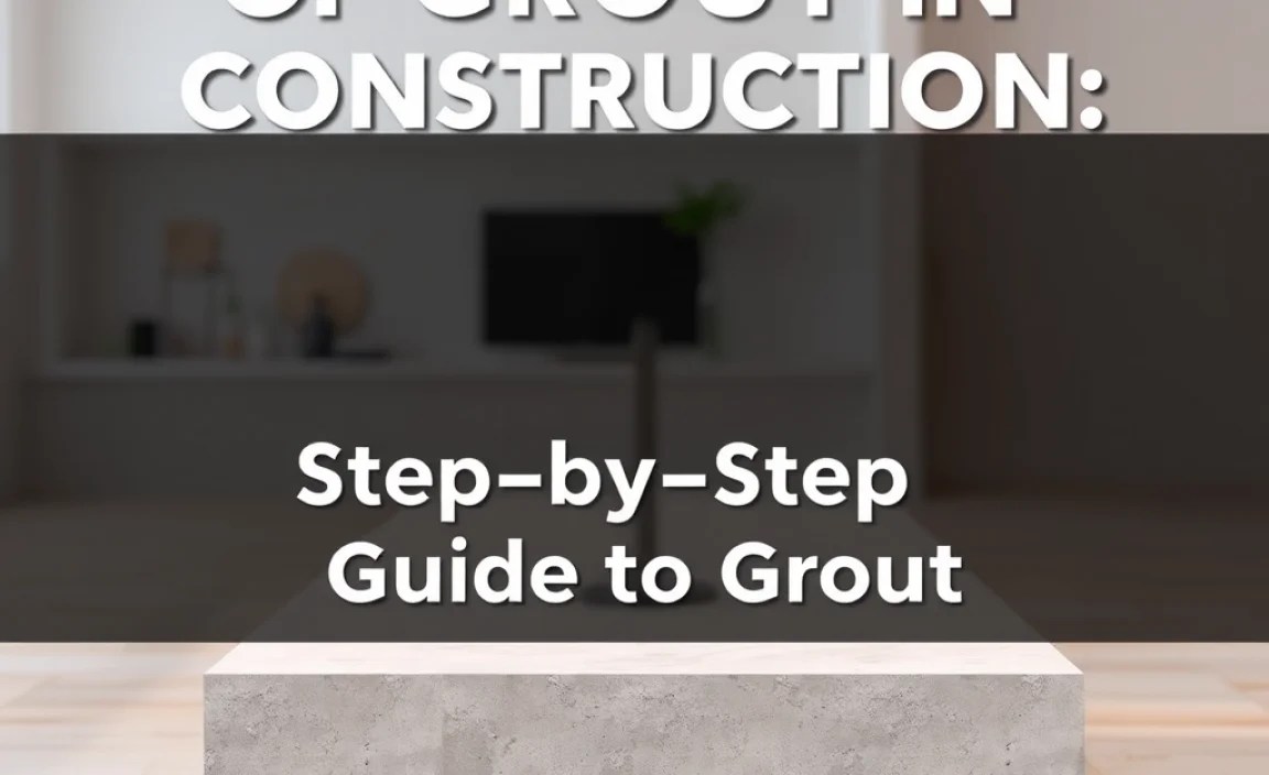 Step-by-Step Guide to Grout Installation