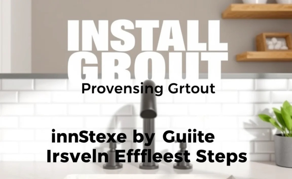 Step-by-Step Guide to Installing Grout