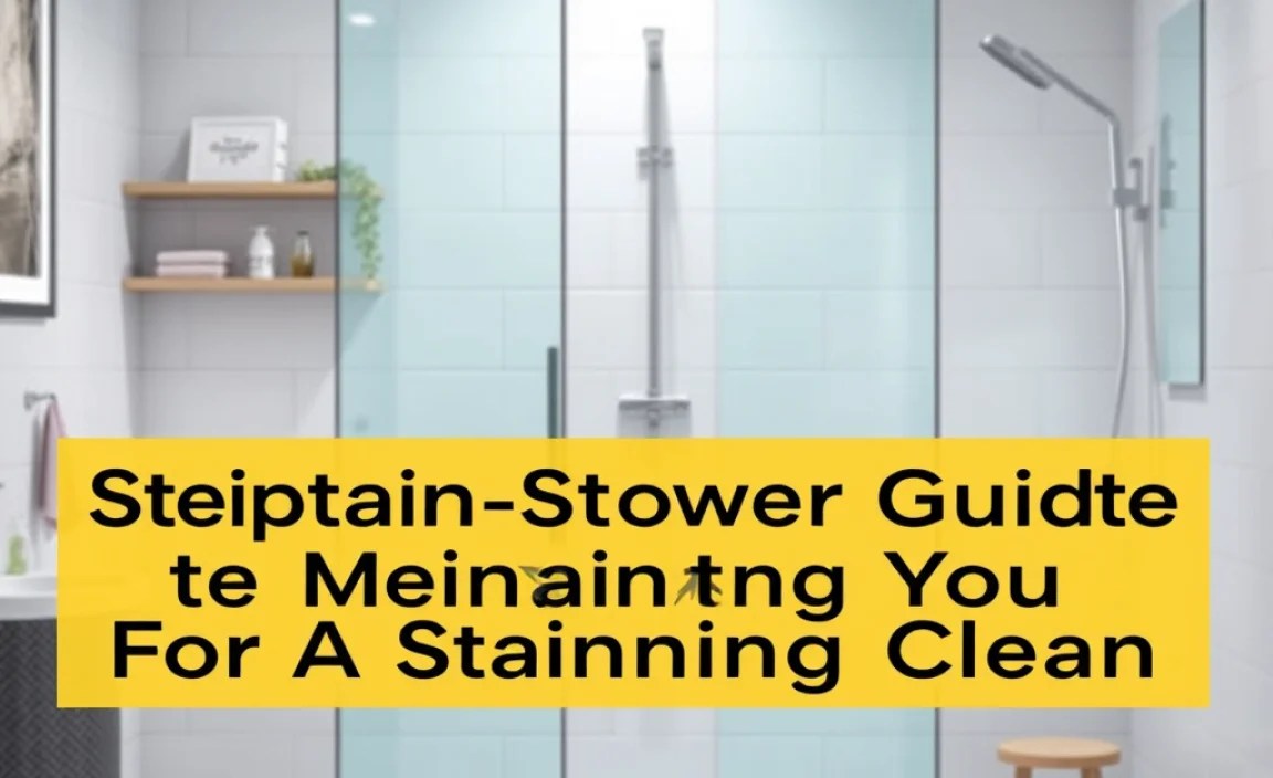 Step-by-Step Guide to Maintaining Your Shower